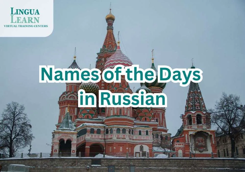 Die Namen der Wochentage auf Russisch